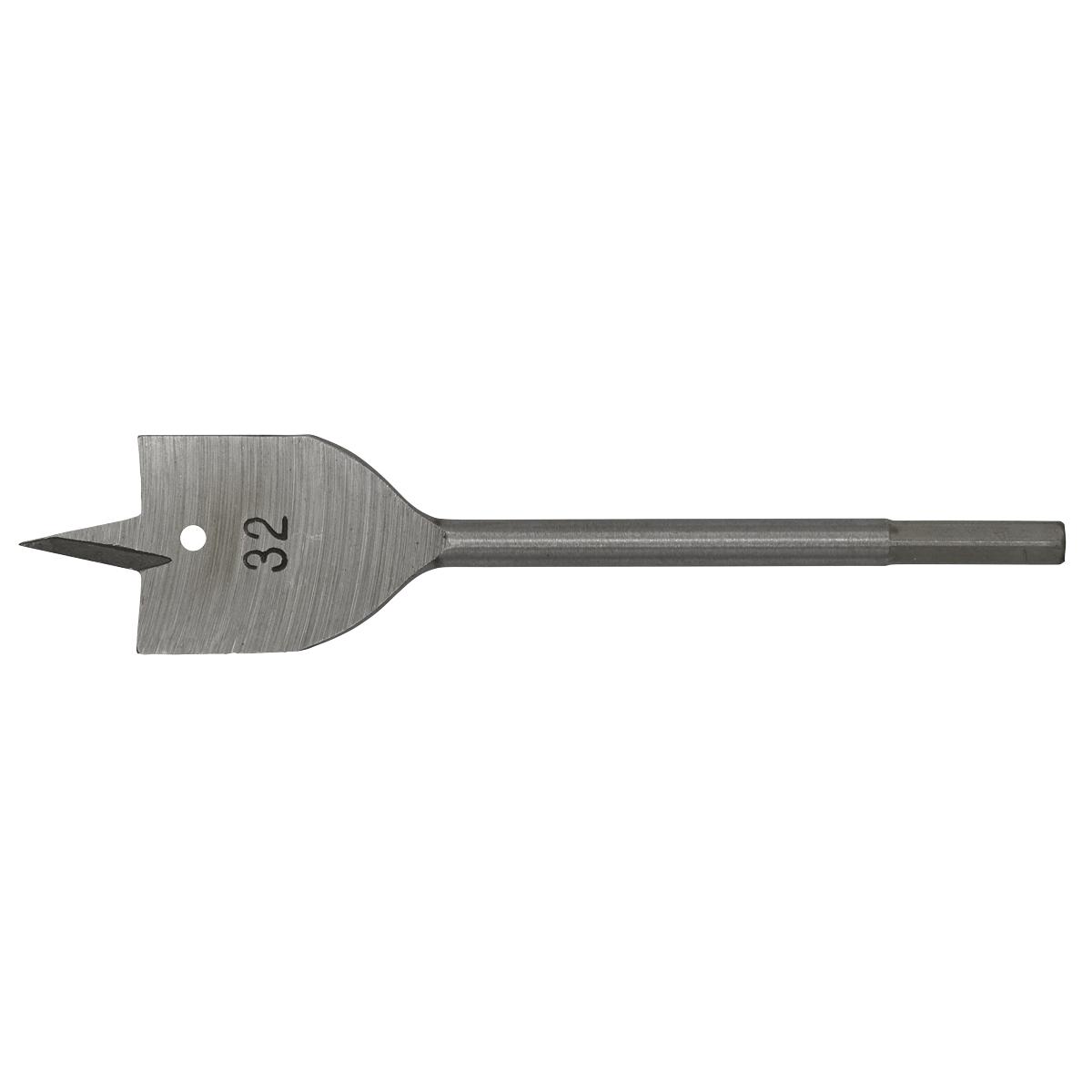 Sealey Fully Hardened High Performance Flat Wood Bit 32mm x 152mm FWB32