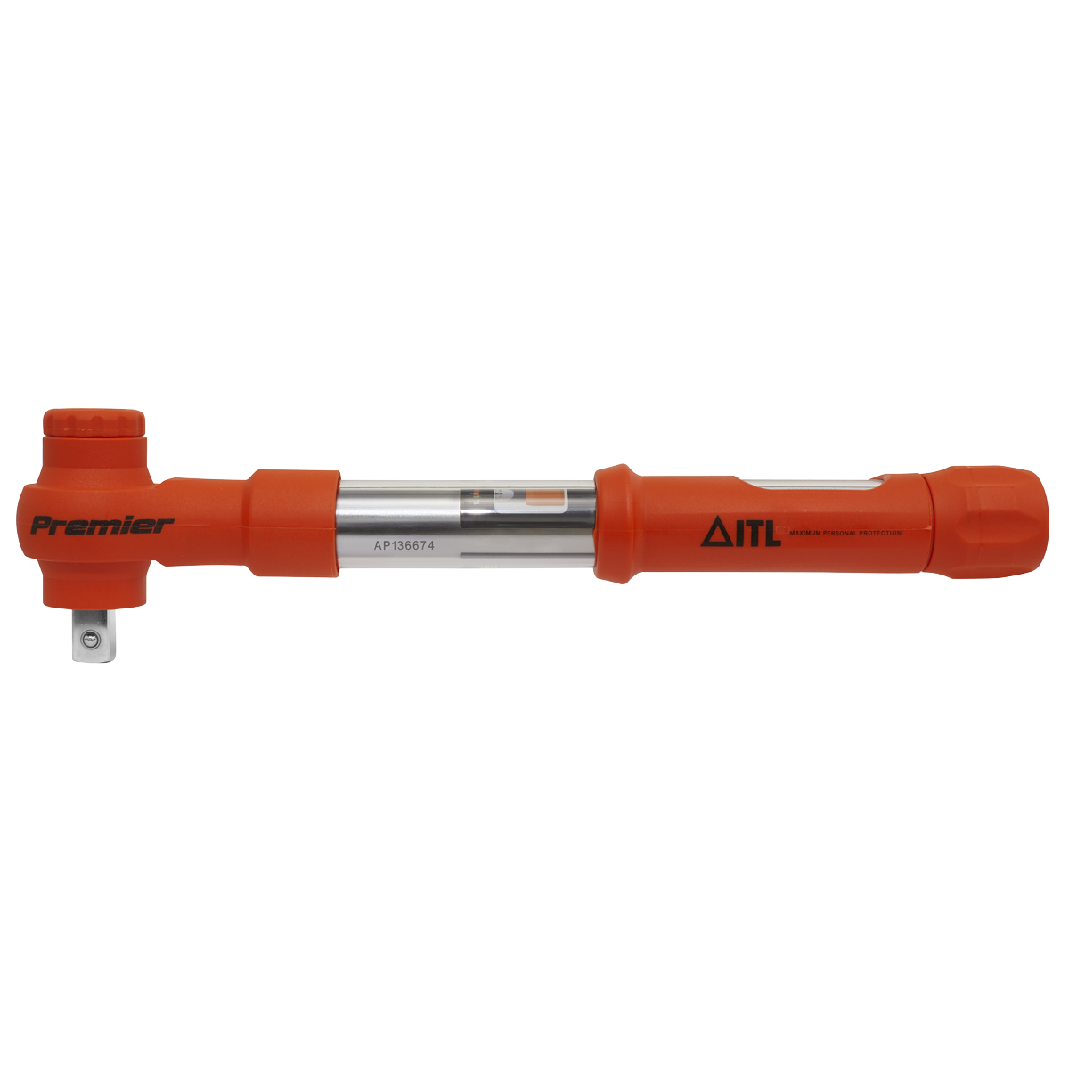 Sealey Torque Wrench Insulated 1/2" Square Drive 12-60Nm 60-Tooth STW804
