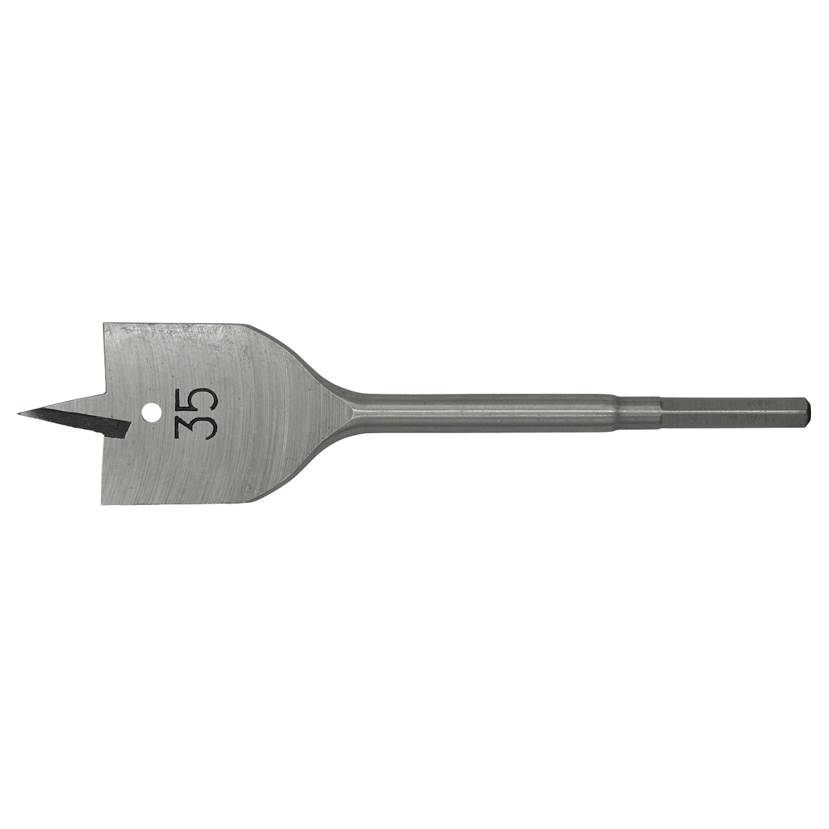 Sealey Fully Hardened High Performance Flat Wood Bit 35mm x 152mm FWB35