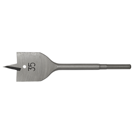 Sealey Fully Hardened High Performance Flat Wood Bit 35mm x 152mm FWB35