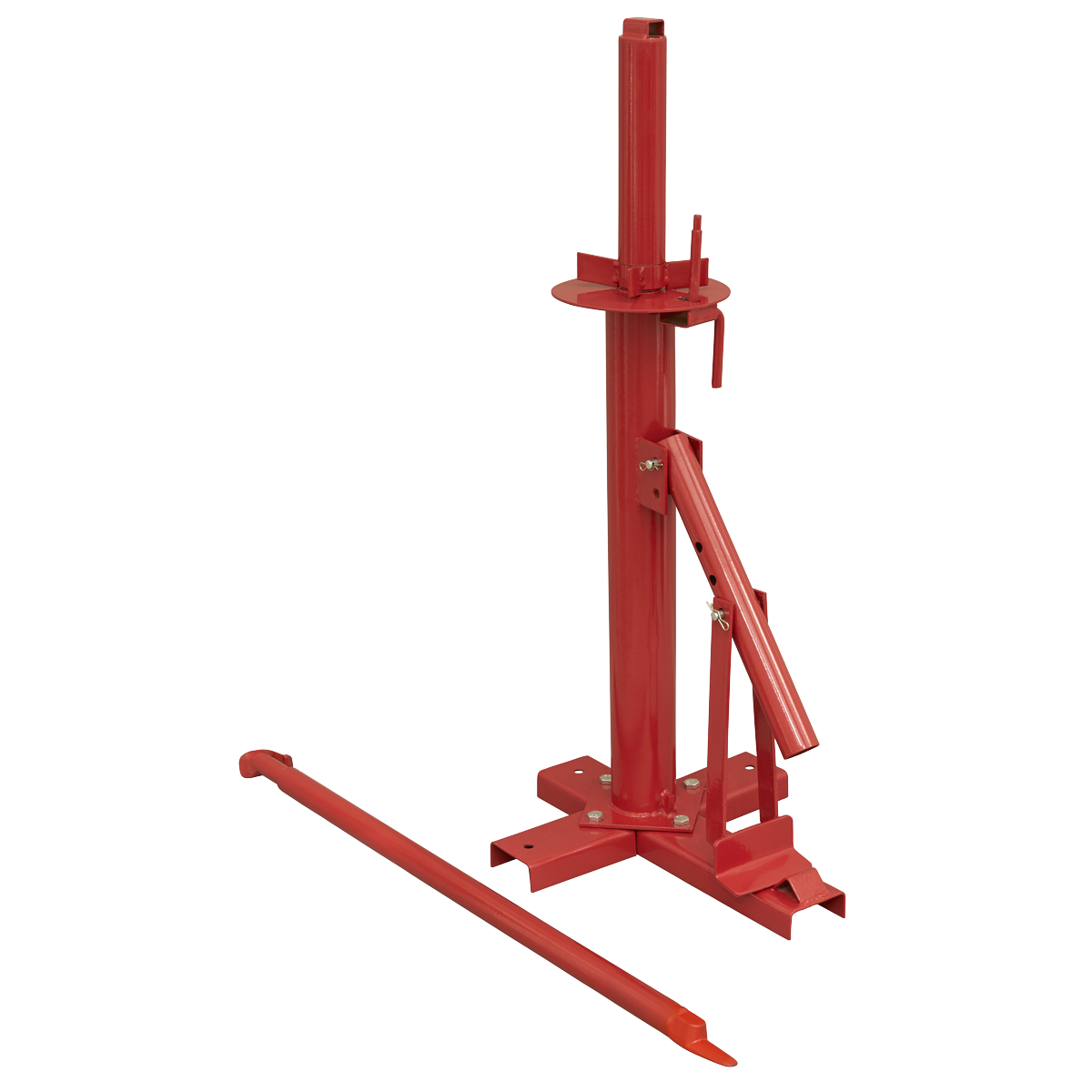 Sealey Manual Tyre Changer Steel Construction With Tyre Bar - Red TC960
