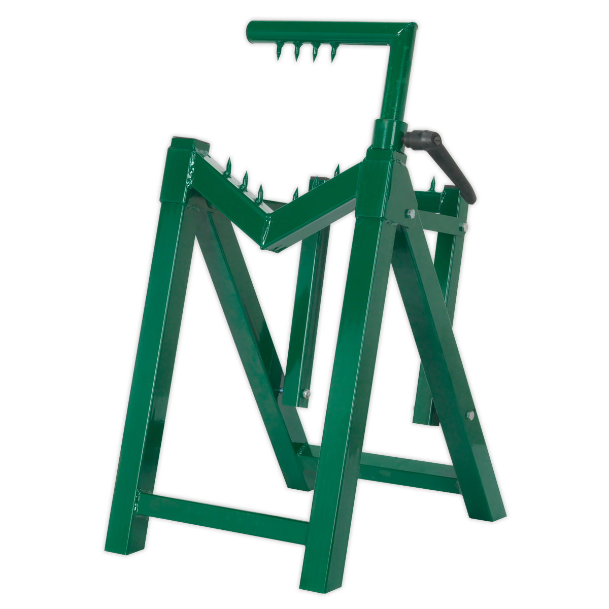 Sealey Heavy Duty Log Stand Ø230mm Capacity Easy To Assemble Green LC300ST