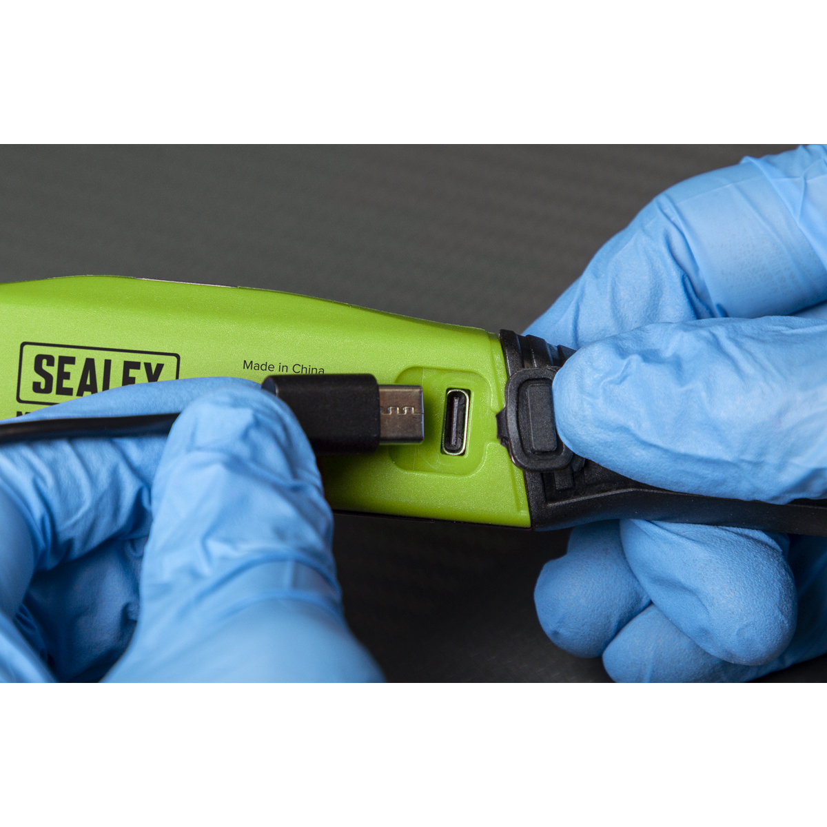 Sealey 2-in-1 Pen Light & Tyre Pressure Gauge 3.7V Rechargeable Battery TSTPL01