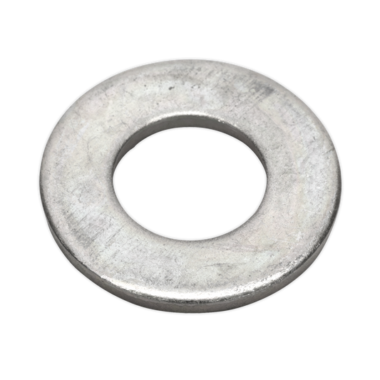 Sealey Flat Washer M14 x 30mm Form C BS 4320 - Pack of 50 Silver FWC1430