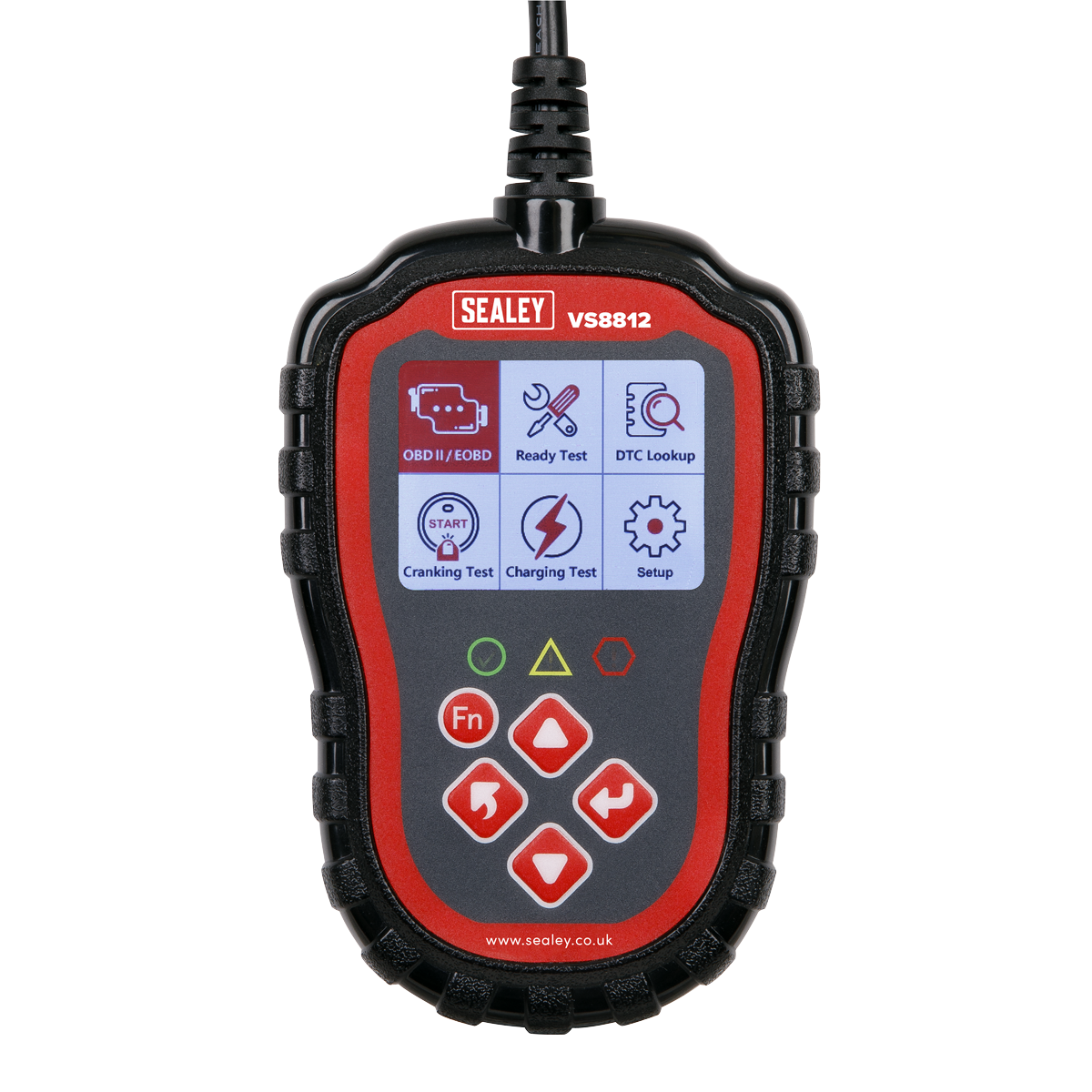 Sealey EOBD Code Reader Live Data Tests Vehicle Charging Cranking Systems VS8812