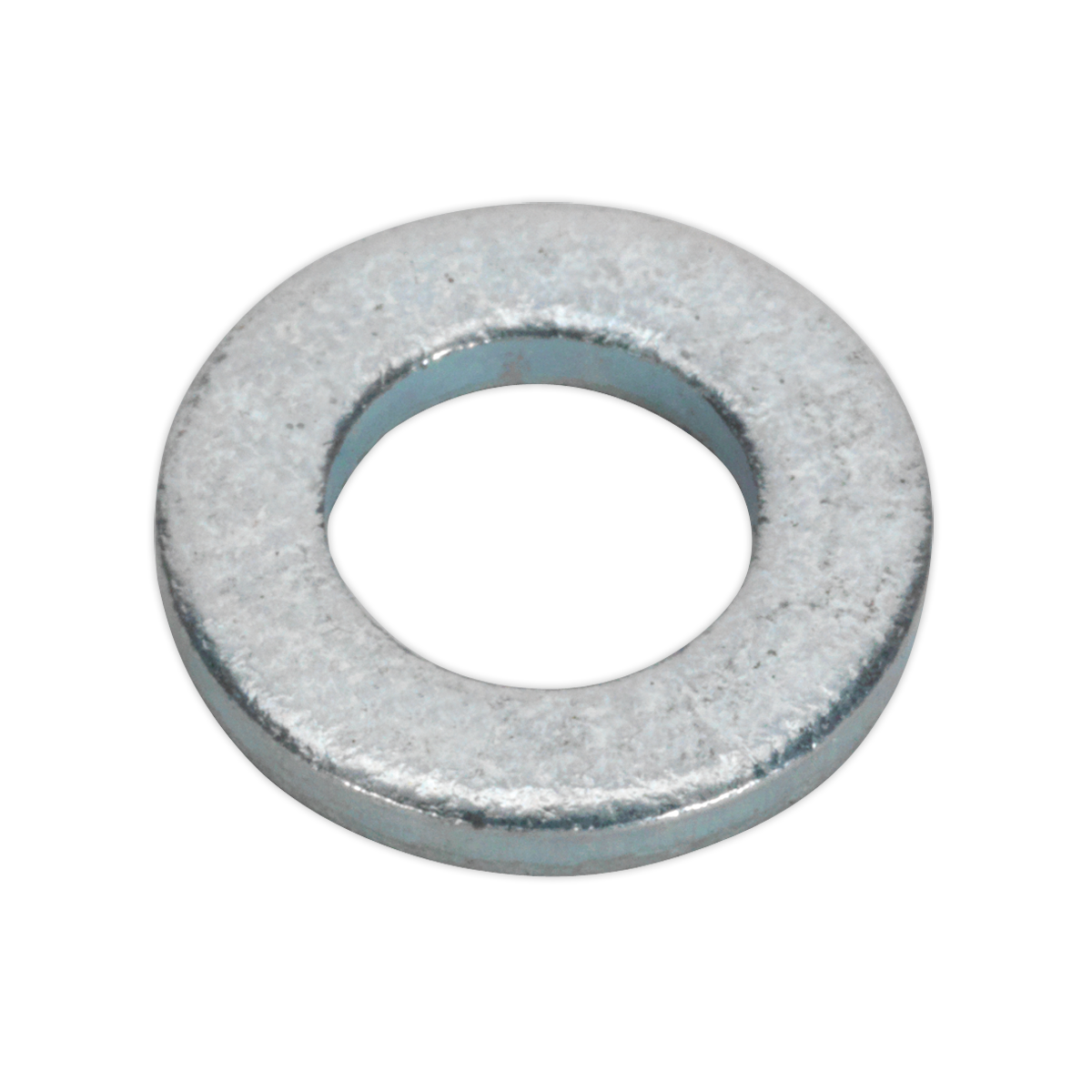 Sealey Flat Washer M5 x 12.5mm Form C BS 4320 - Pack of 100 Silver FWC512