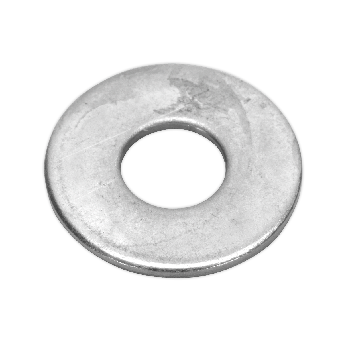 Sealey Flat Washer M8 x 21mm Form C BS 4320 - Pack of 100 Silver FWC821