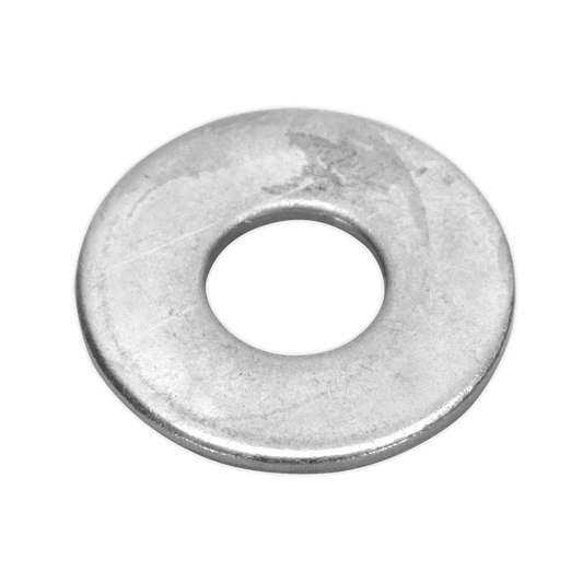 Sealey Flat Washer M8 x 21mm Form C BS 4320 - Pack of 100 Silver FWC821