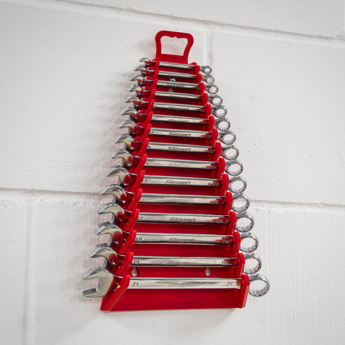 Sealey Premier Reverse Spanner Rack 15 Capacity Red Hand Tool Storage WR09