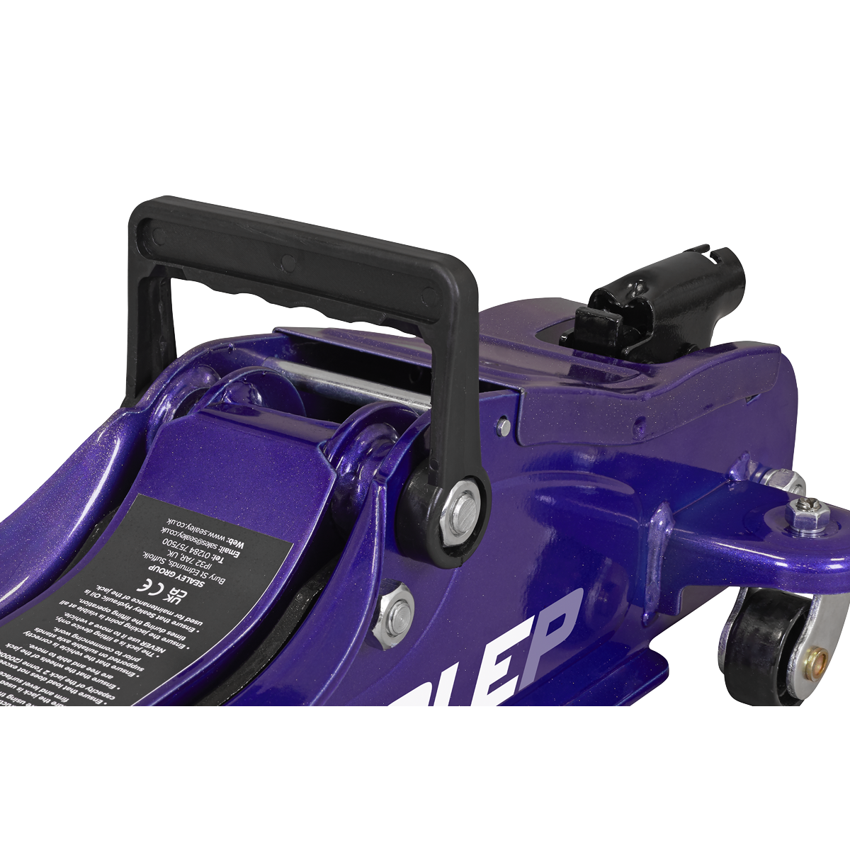 Sealey Low Profile Short Chassis Trolley Jack 2 Tonne Purple Heavy Duty 1020LEP
