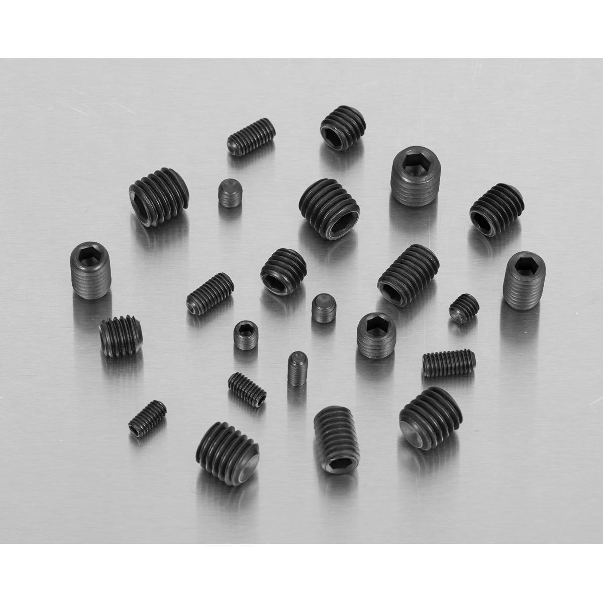 Sealey Grub Screw Assortment With Partitioned Box 250 Pcs M4-M10 DIN 916 AB045GS