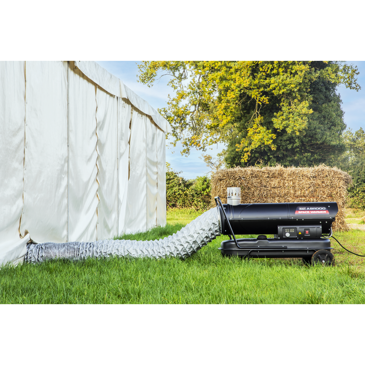 Sealey Flexible Ducting Ø250mm 5m Flame & Heat Retardant Multipurpose ABI1000AK1