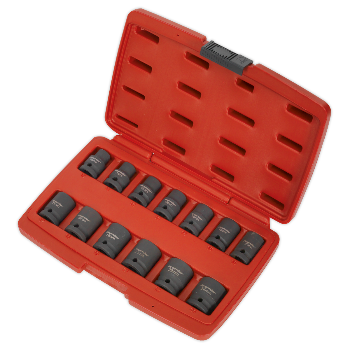 Sealey Impact Socket Set 13 Pieces 1/2" Square Drive Total Drive AK5613TD
