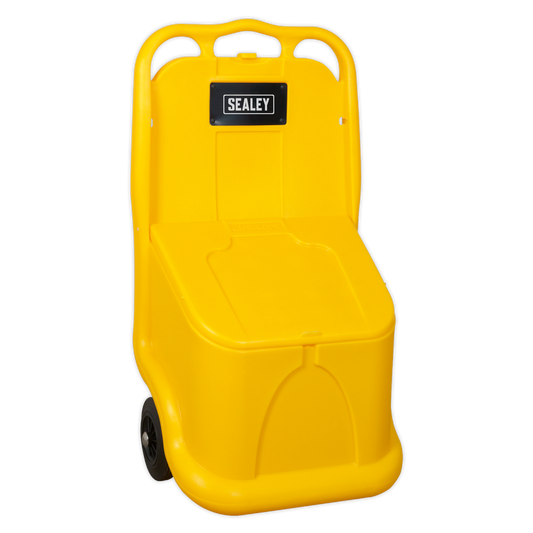 Sealey Grit/Salt Mobile Storage Cart Weather Resistant Polyethylene 75L GB04