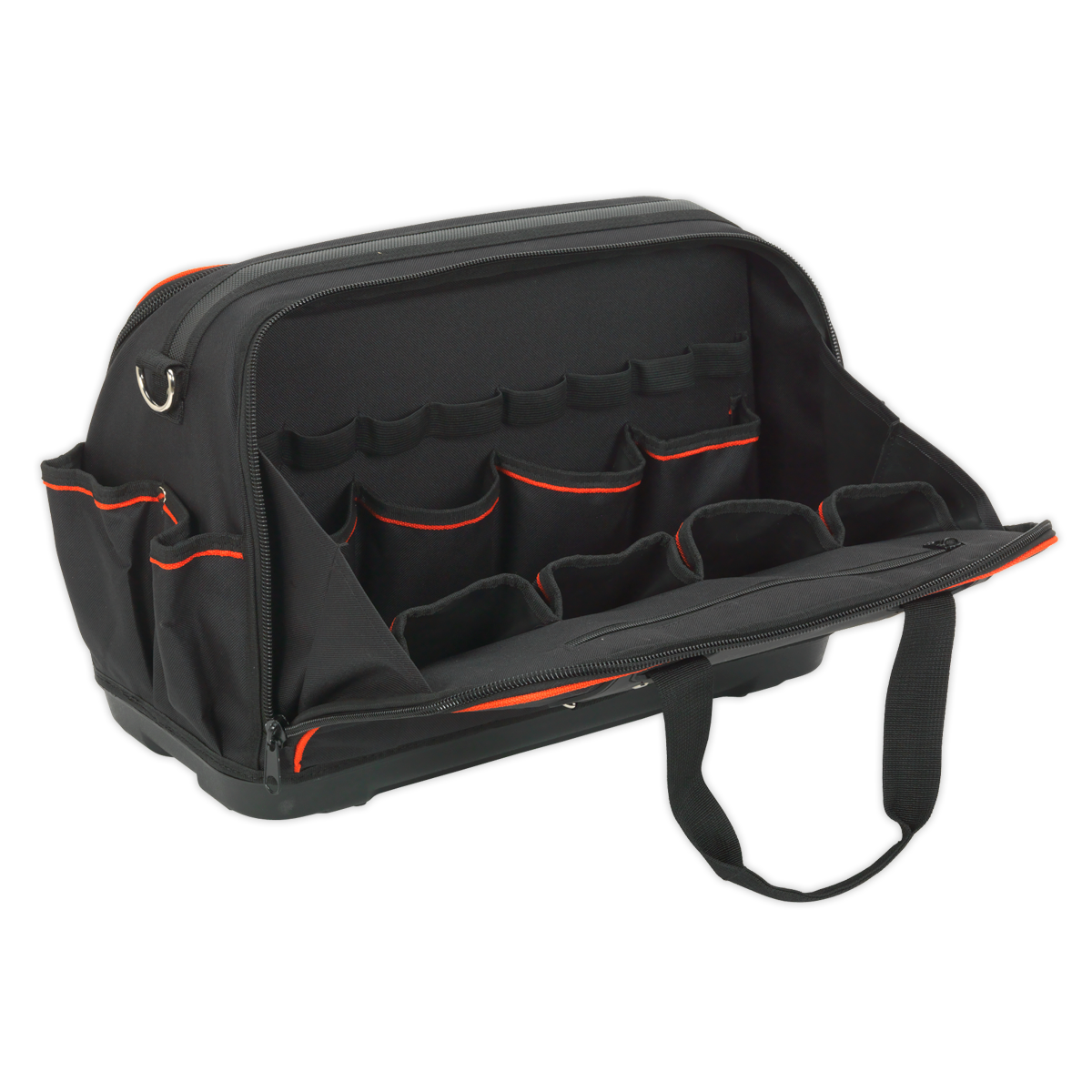 Sealey Tool Storage Bag With 24 Pockets 500mm Heavy Duty - Red/Black AP513