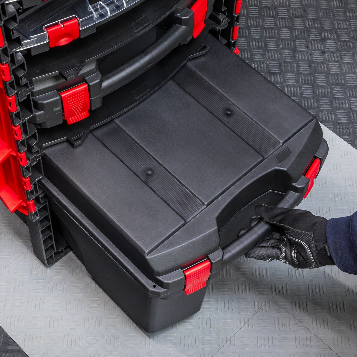 Sealey Professional Mobile Toolbox Tool Box 5 Removable Storage Cases AP860