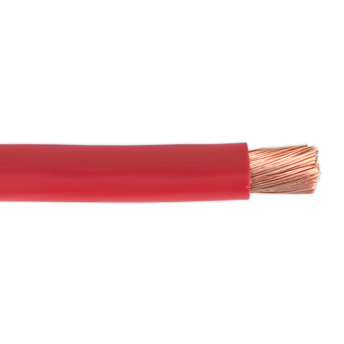 Sealey 10m 300A 315/0.40mm Insulated Automotive Starter Cable - Red AC40SQRE