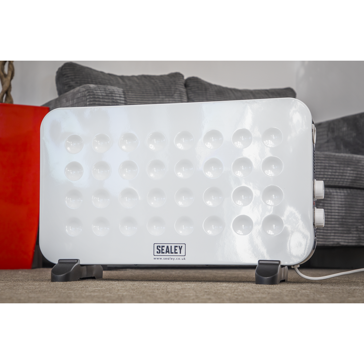 Sealey Convector Heater With Hard-Wearing Feet & 3-Pin Plug 2000W/230V CD2013