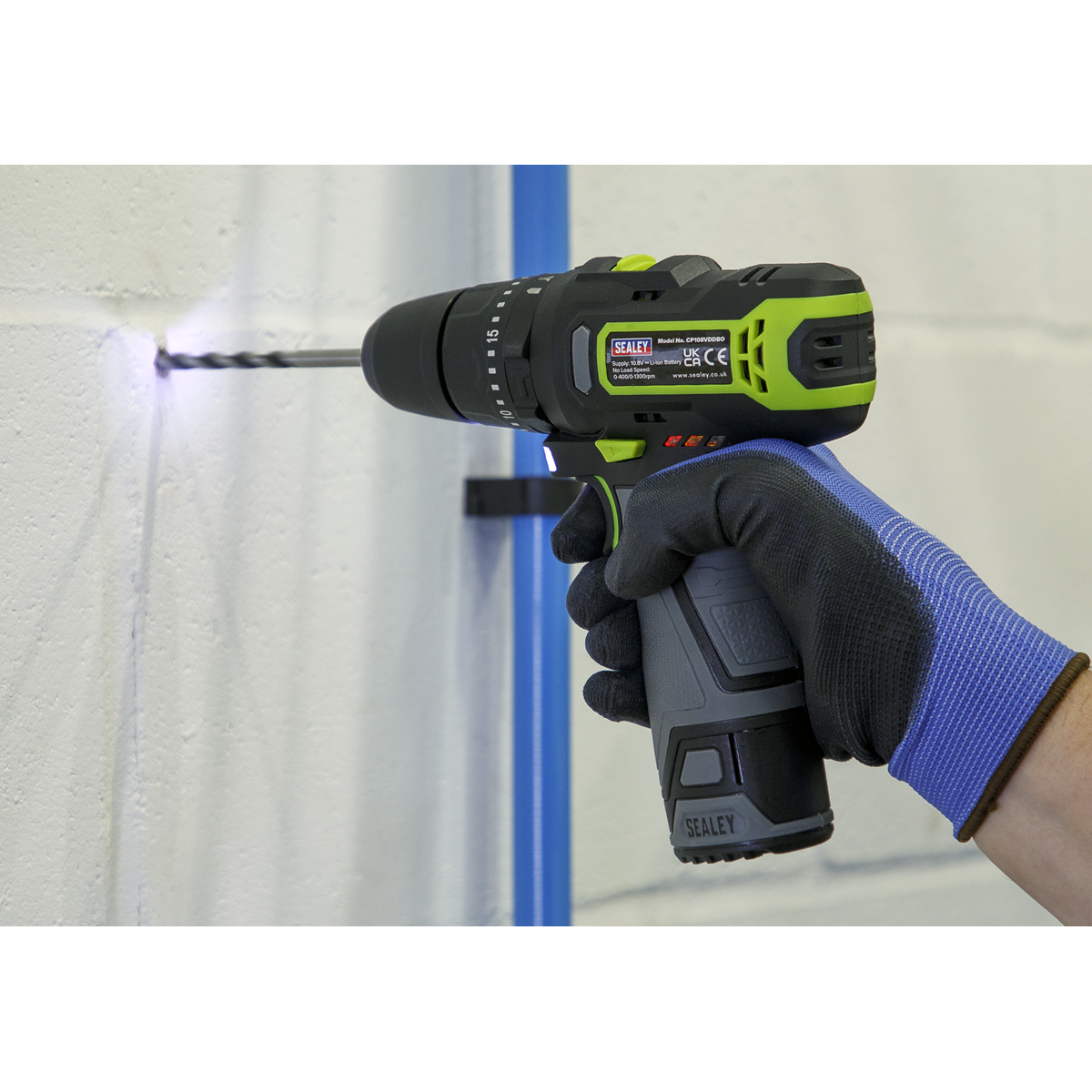 Sealey 10.8V SV10.8 Series Ø10mm Cordless Combi Drill - Body Only CP108VDDBO