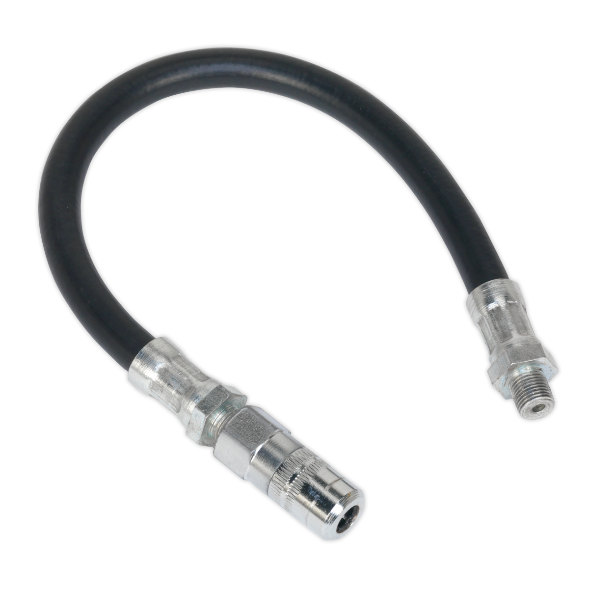 Sealey Rubber Delivery Hose W/4 Jaw Connector Flexible 300mm 1/8" BSP Gas
