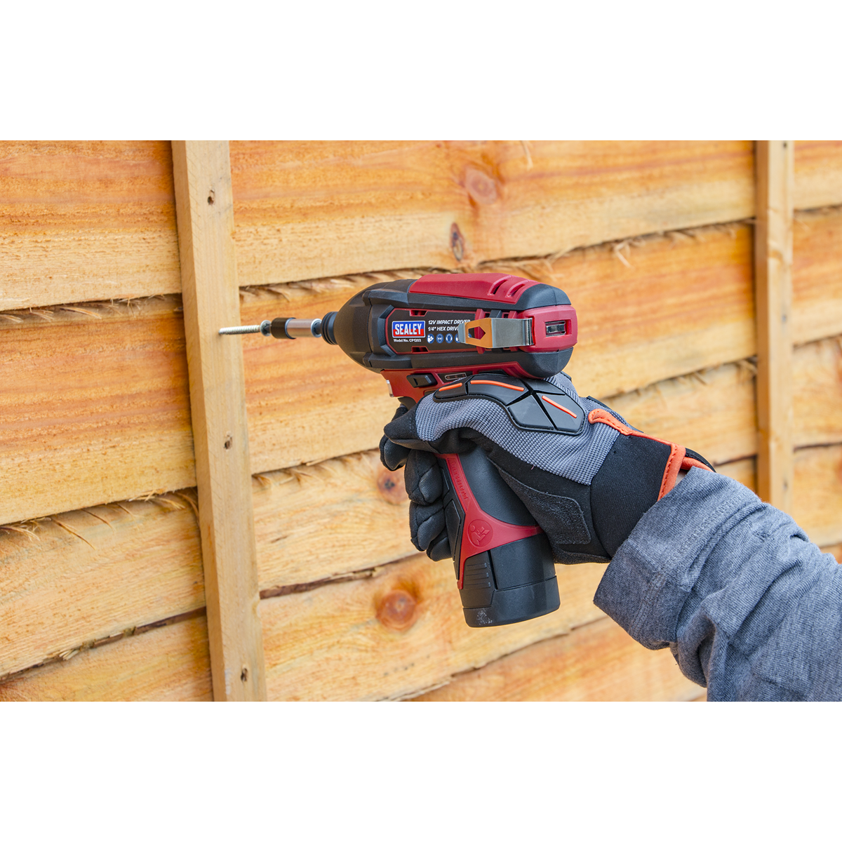Sealey 12V SV12 Series 1/4" Hex Drive Cordless Impact Driver - Body Only CP1203