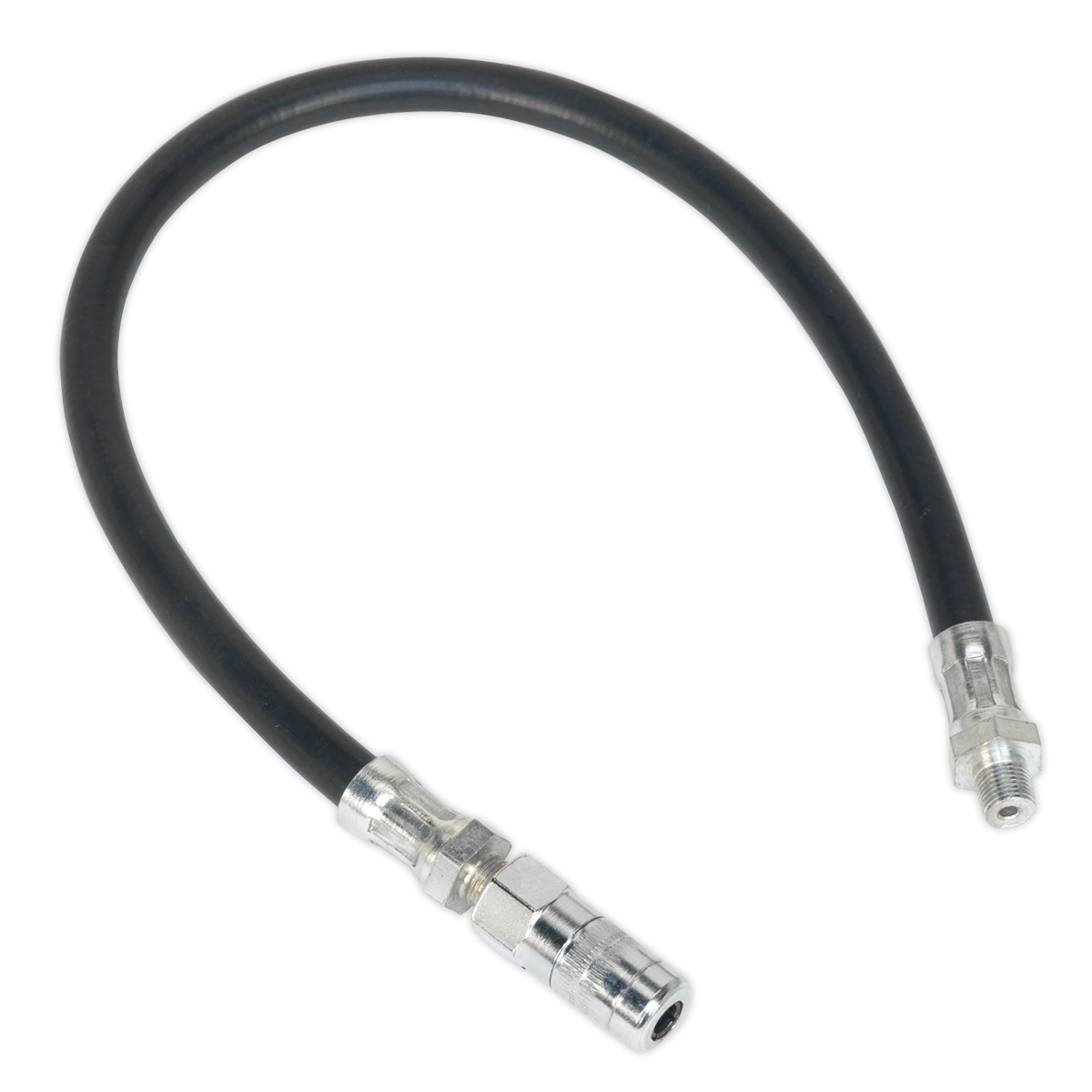 Sealey Rubber Delivery Hose W/4-Jaw Connector Flexible 450mm 1/8" BSP Gas