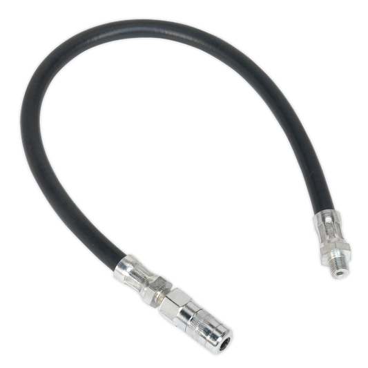 Sealey Rubber Delivery Hose W/4-Jaw Connector Flexible 450mm 1/8" BSP Gas