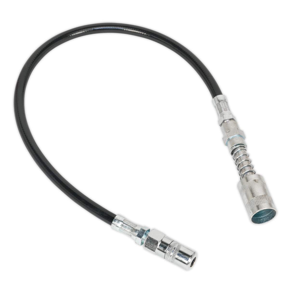Sealey 450mm Flexible Rubber Delivery Hose With 4-Jaw Connector GGSF450