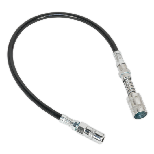 Sealey 450mm Flexible Rubber Delivery Hose With 4-Jaw Connector GGSF450