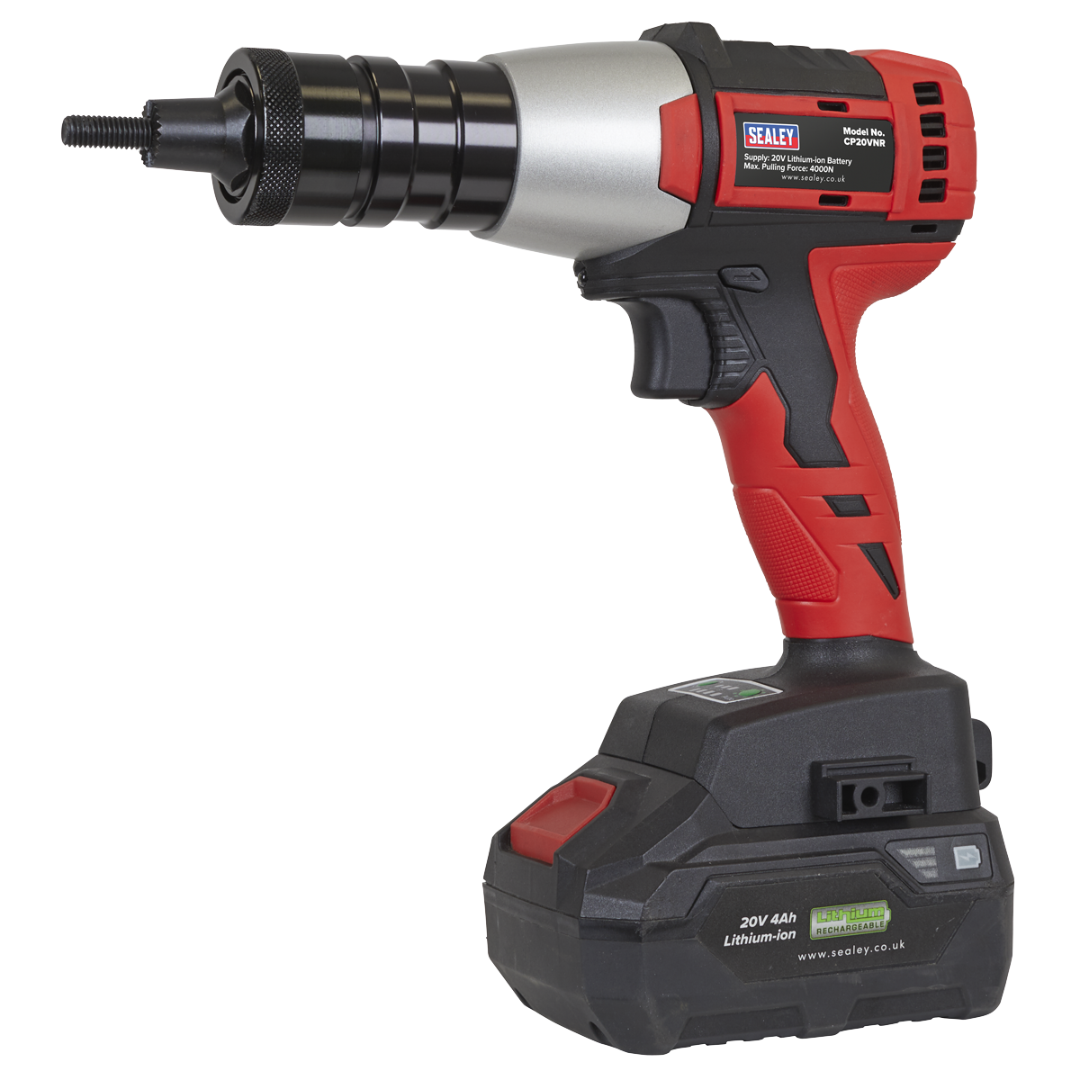 Sealey SV20 Series Brushless Cordless Nut Riveter 20V Body Only CP20VNR