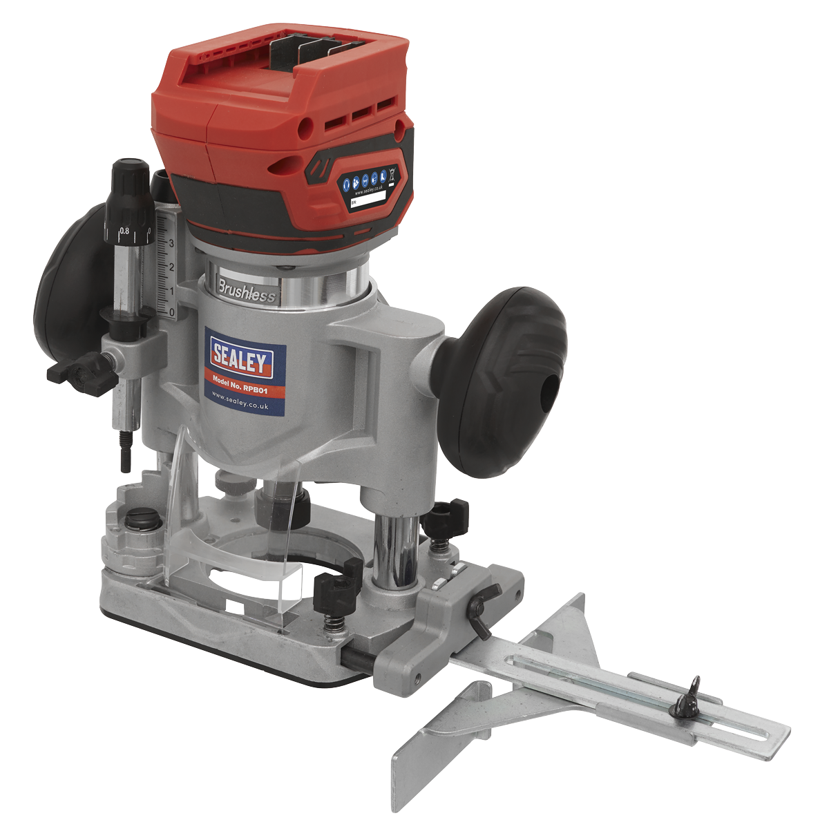 Sealey 20V SV20 Series Cordless Trimming Router Kit With 2 Batteries CP20VTRKIT