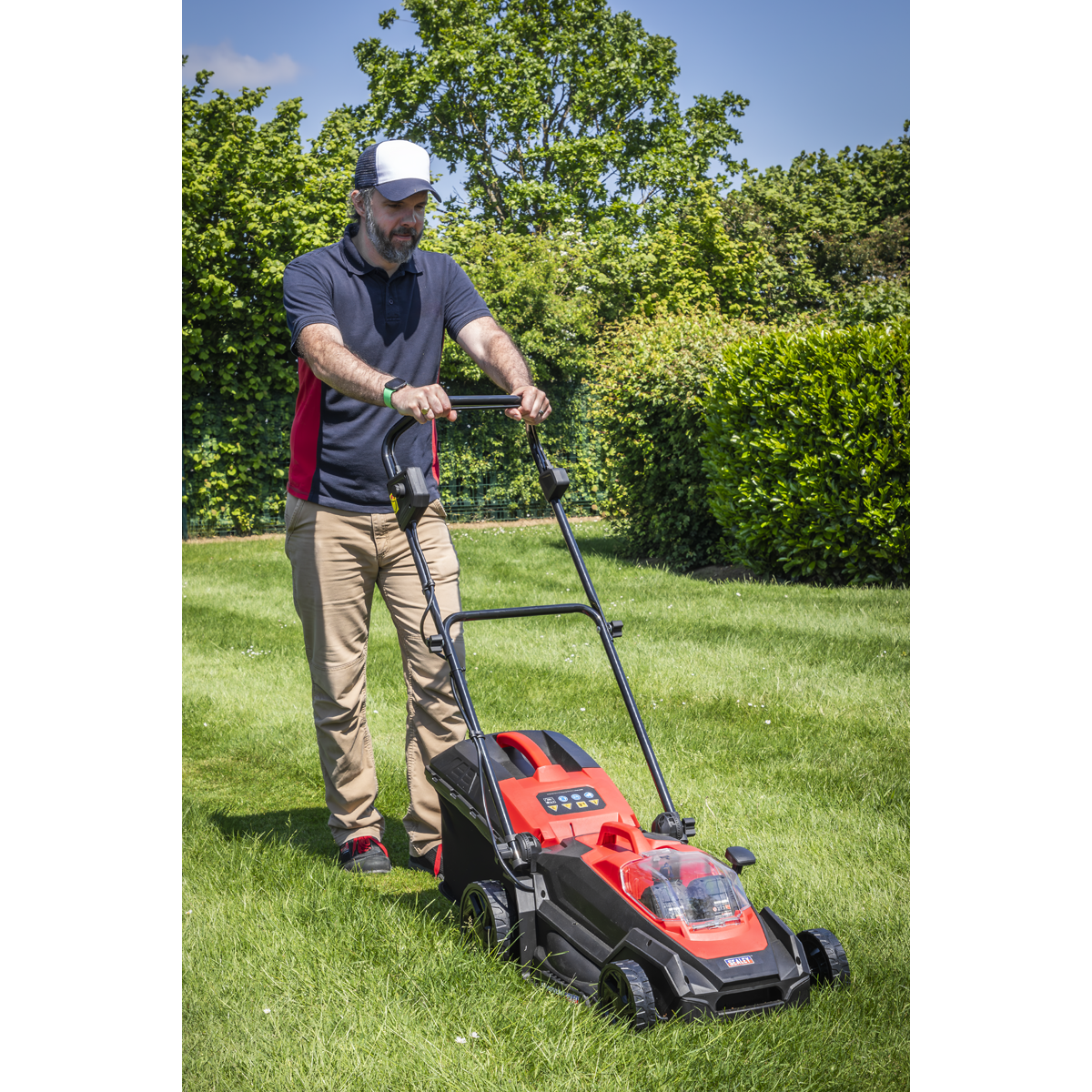 Sealey SV20 Series Cordless Lawn Mower 40V 40cm 20L Bag Body Only CP40VLM