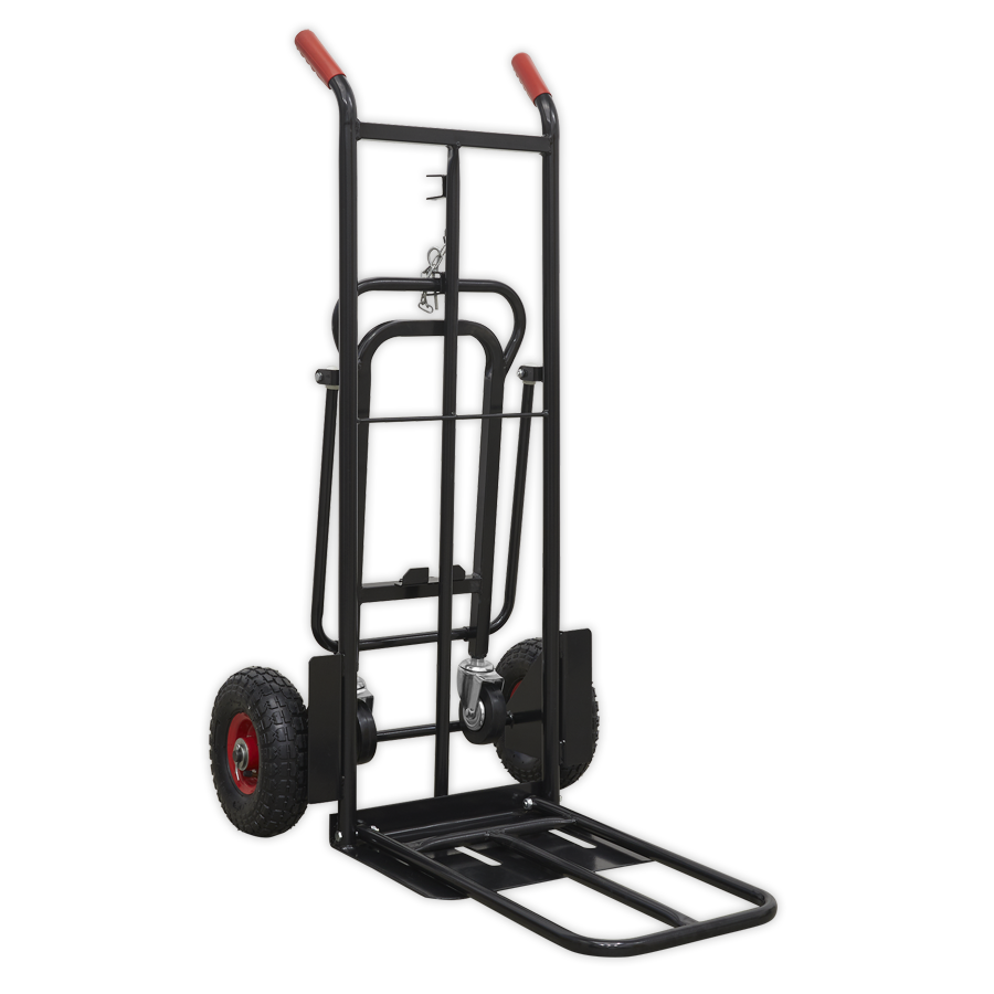 Sealey 300kg Heavy Duty 3-In-1 Sack Truck With PU Tyres 300kg Capacity CST989HD
