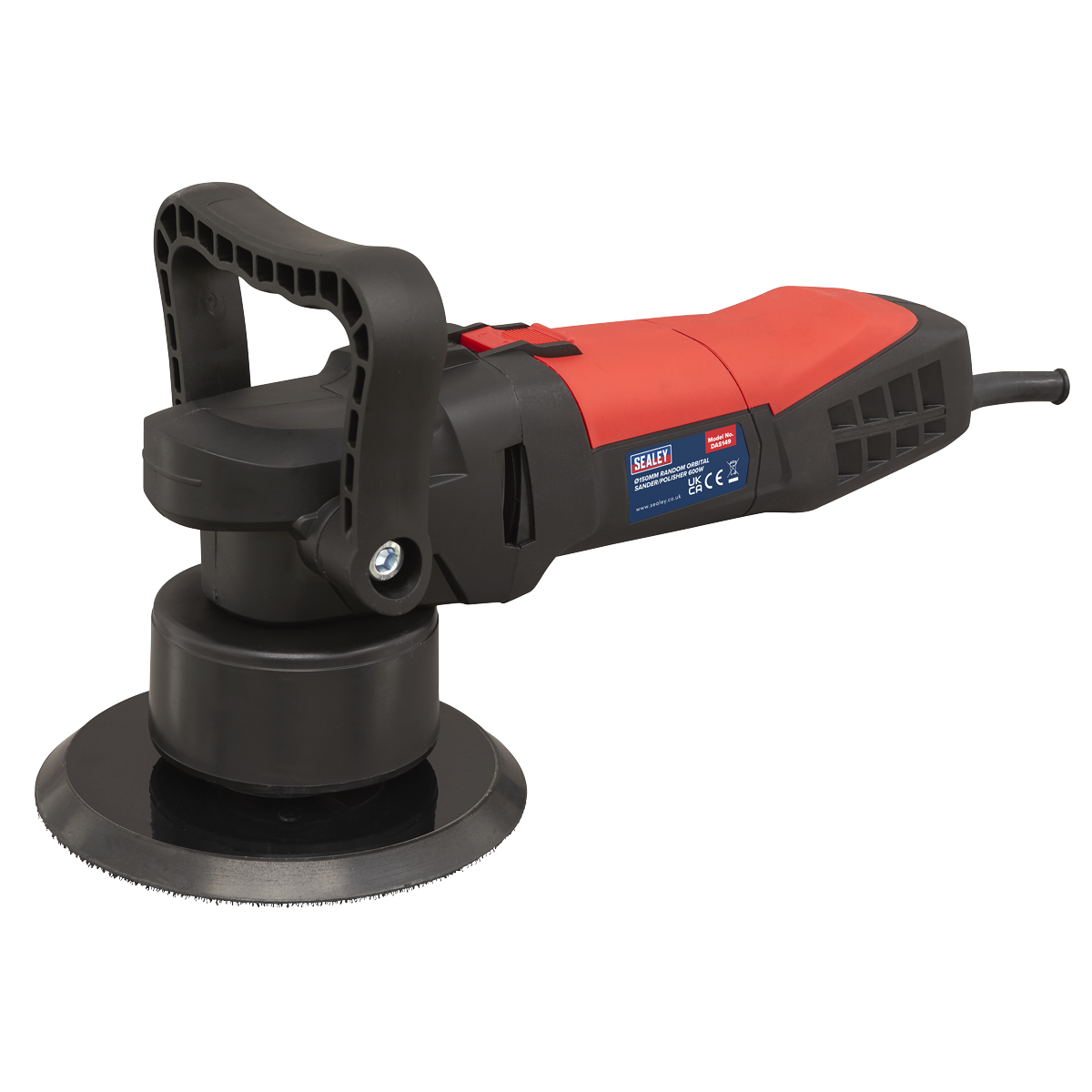 Sealey Random Orbital Dual Action Sander With Soft Grip 150mm 600W/230V DAS149