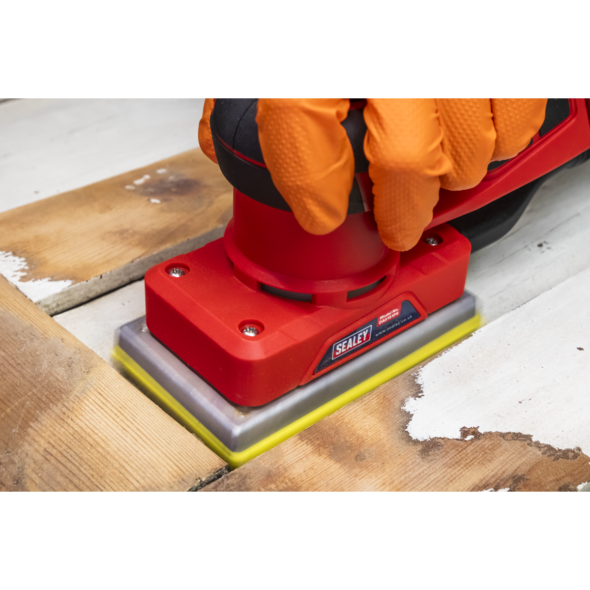 Sealey Variable Speed Brushless Orbital Sander 80mm x 133mm 350W DAS151PS