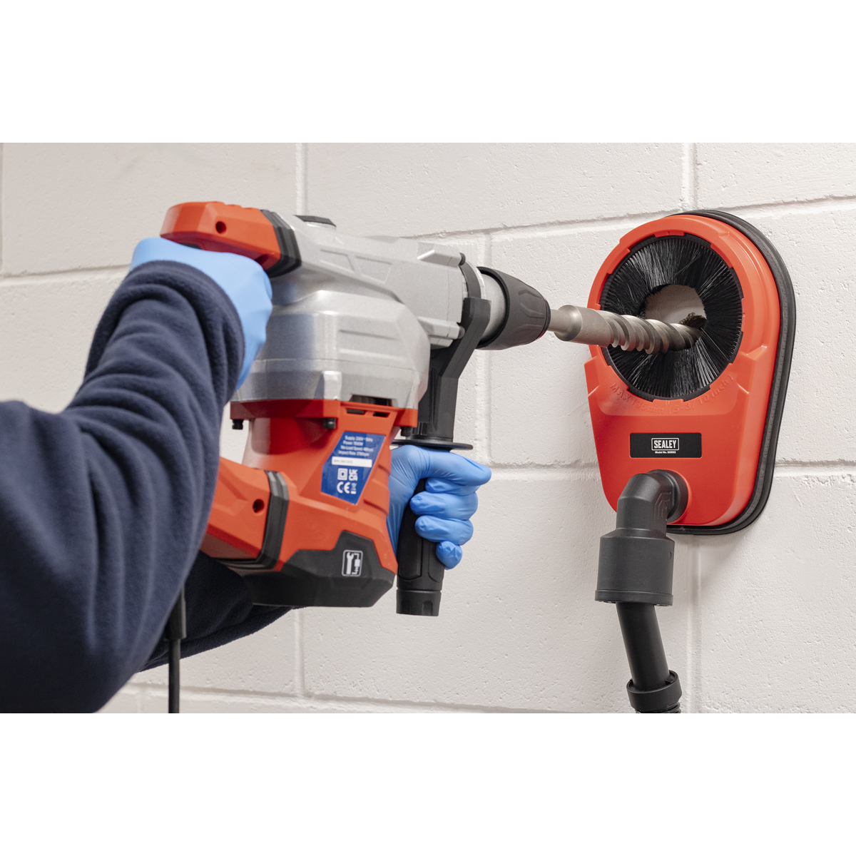Sealey Ø135mm Drill Dust Extractor Nozzle Fits Ø27mm & Ø58mm Hoses DDE02