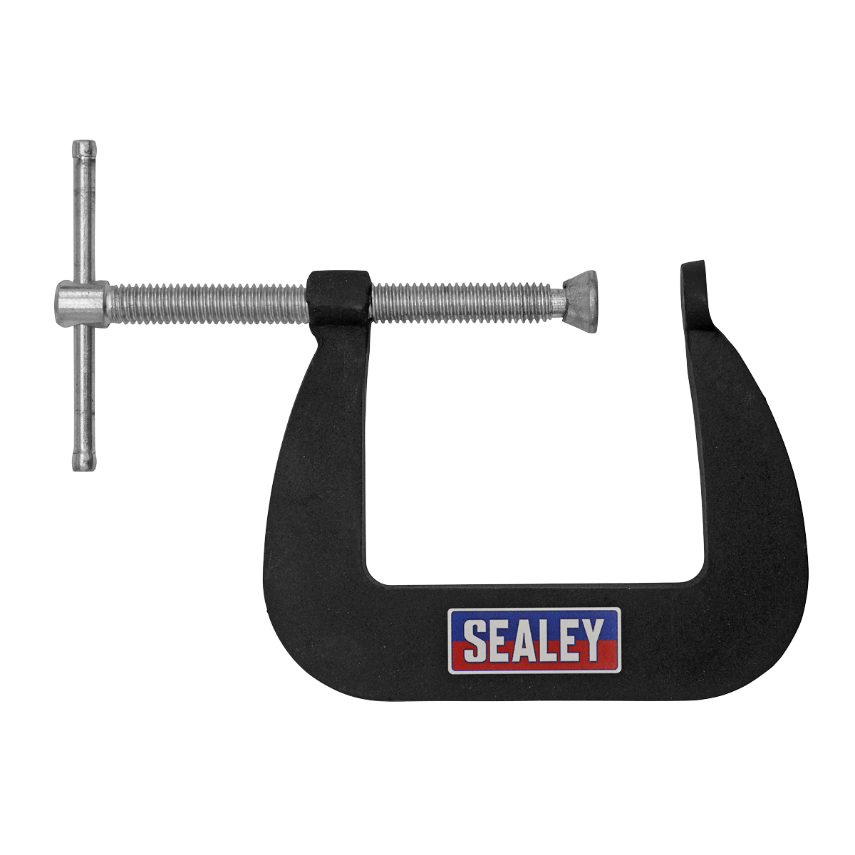 Sealey Junior C-Clamp Set 64mm x 64mm Jaw Opening/Throat Depth 4 Pieces GCC01