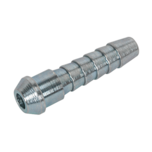 Sealey Coned Tailpiece 1/4" Hose - 1/4" BSP Union Nut Silver - Pack of 5 AC44
