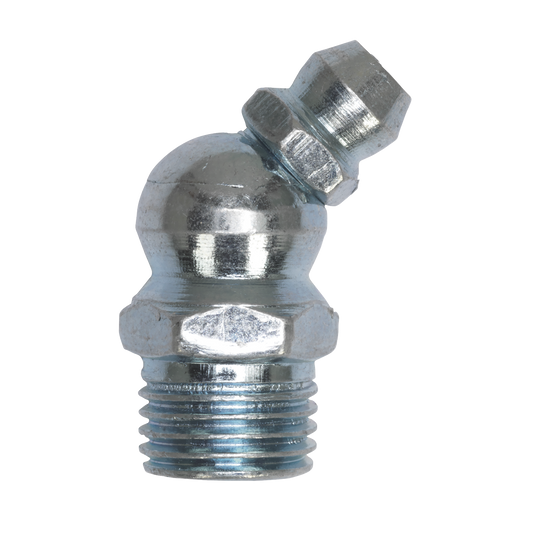 Sealey Grease Nipple With Metric Thread 45° 10 x 1mm - Pack of 25 Pieces GNM10