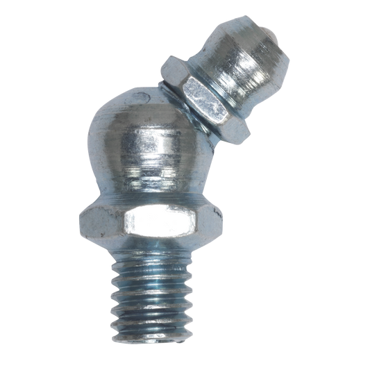 Sealey Grease Nipple With Metric Thread 45° 6 x 1mm - Pack of 25 Pieces GNM13
