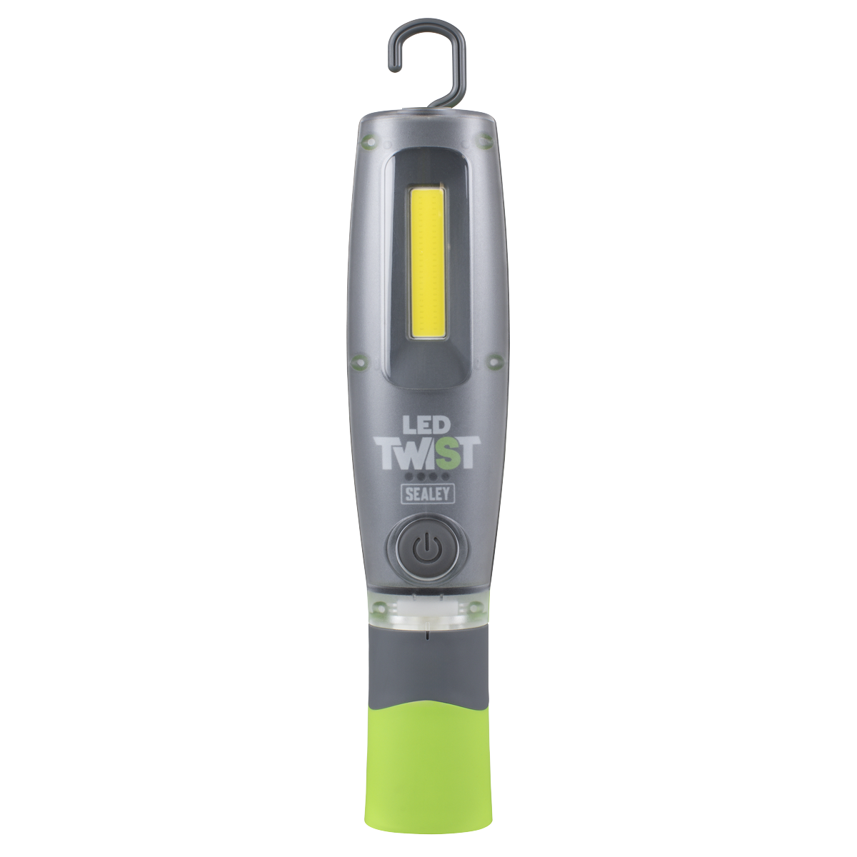 Sealey LED Twist Rechargeable Inspection Light Green 16W COB & 1W SMD LED2001G