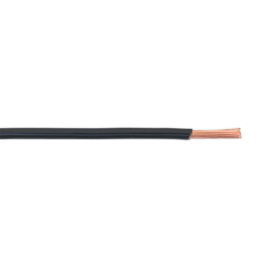 Sealey 30m 44/0.30mm Thin Wall Automotive Cable RoHS Compliant - Black AC4430BK