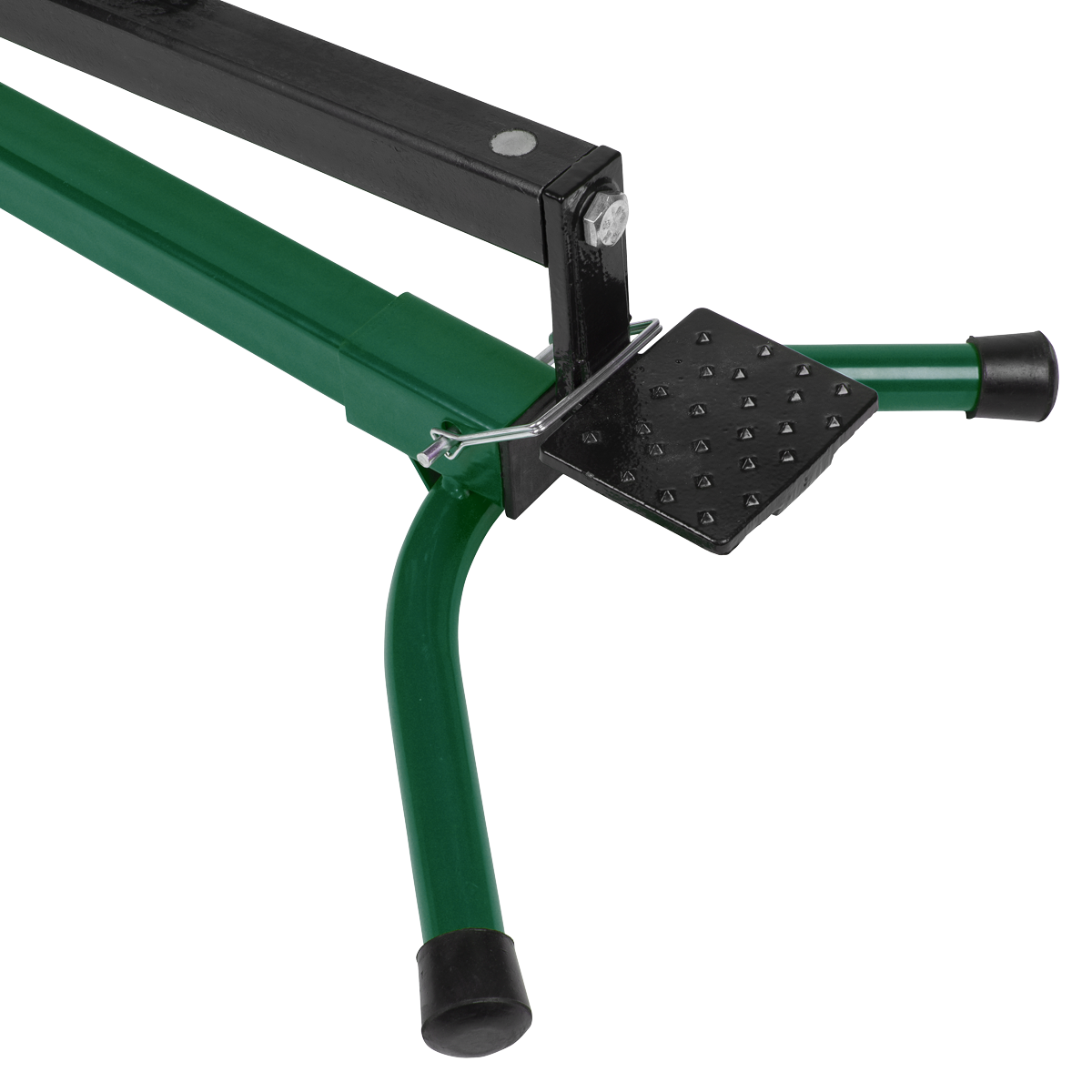 Sealey Log Splitter Foot Operated Heavy Duty Steel Horizontal Green/Black LS450H