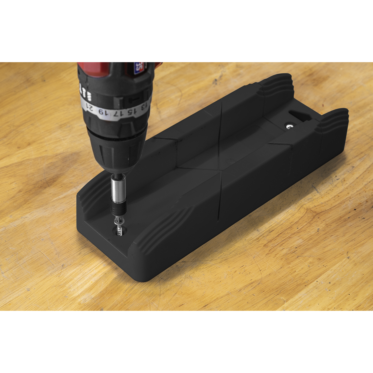 Sealey Mini Mitre Box 250 x 85 x 50mm General Purpose Durable Plastic MB01