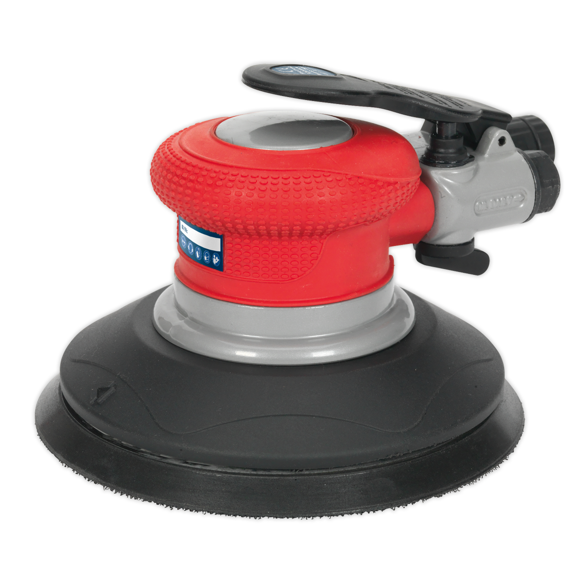 Sealey Air Palm Random Orbital Sander With 360° Exhaust Muffler 150mm GSA04