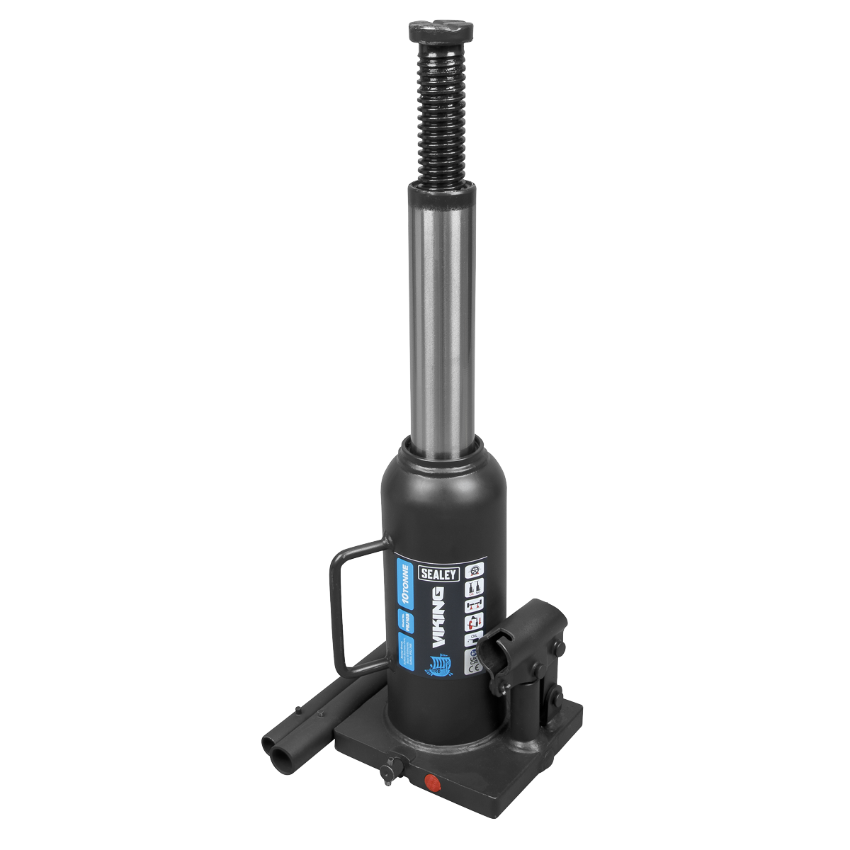 Sealey Bottle Jack Lift 10 Tonne With Overload Valve & 2-Piece Handle PBJ10S