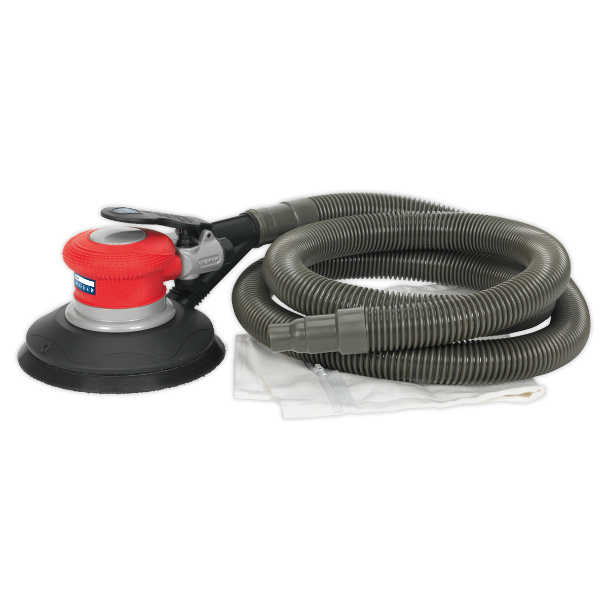 Sealey Air Palm Random Orbital Sander 150mm Variable Speed Control Lever GSA06