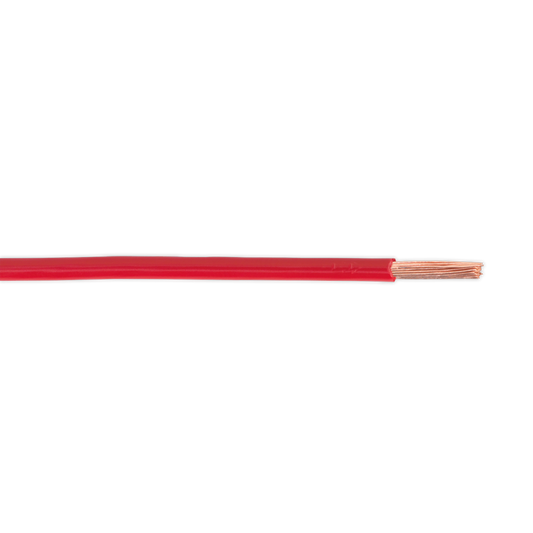 Sealey 30m 44/0.30mm Thin Wall Automotive Cable RoHS Compliant - Red AC4430RE