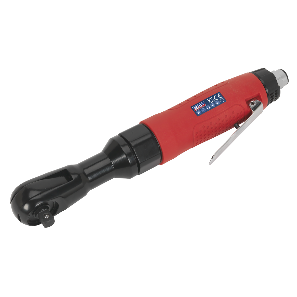 Sealey 3/8" Square Drive Air Ratchet Wrench With Contoured Handle GSA20