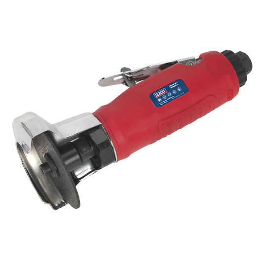 Sealey Ø75mm Air Cut-Off Tool With Contoured Handle & Metal Disc Guard GSA25